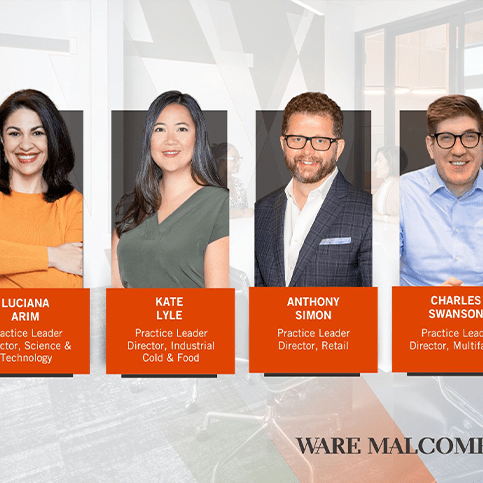 Ware Malcomb Announces Specialty Practice Leaders to Promote Market-Specific Expertise Firmwide