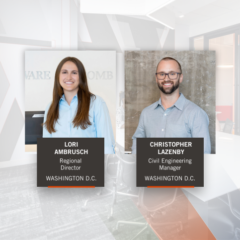 Ware Malcomb Announces Promotions of Lori Ambrusch and Christopher Lazenby in Washington, D.C. Office