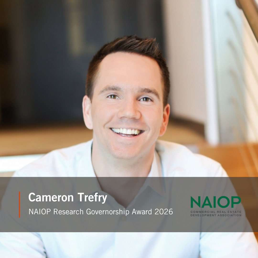 Regional Vice President, Cameron Trefry, is Recognized for Research Governorship at NAIOP’s National Forums Symposium 2026